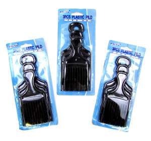 Набор гребней 3 шт.10*22 см.