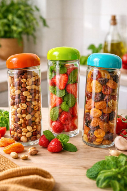 Банка стекло 7*17 см.1 шт.