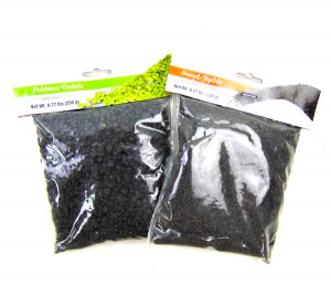 Крошка стеклянная для декора Черная 350 гр.