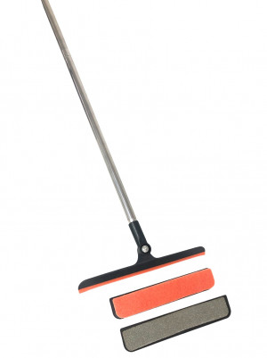 Окномойка  3 в 1 : скребок водосгон и 2 сменные насадки 100 см./ 120 шт.коробка/