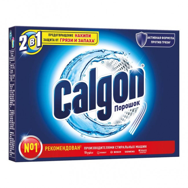 Порошок 2в1 Calgon 1100 гр./ 8 шт.в коробке/ 1 шт.