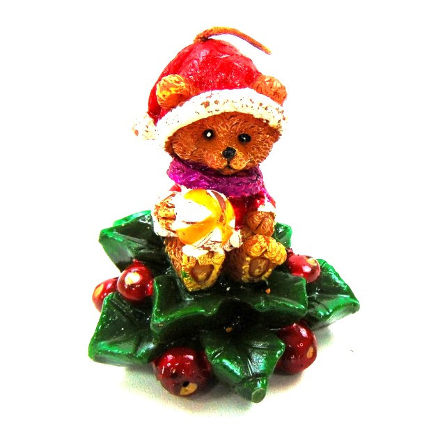 Свеча праздничная Новый год 7 см.1 шт.