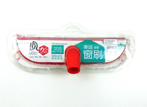 Окномойка микрофибра  + водосгон  8*27 см. с отверстием для черенка 2 см.