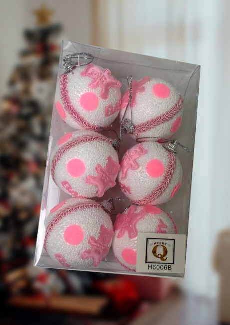 Набор шаров 3 шт.8 см.