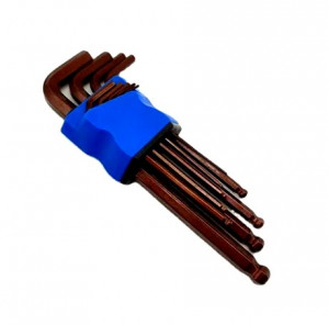 Набор ключей шестигранных удлиненных с шаром 9 шт.