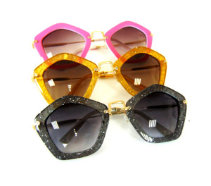 Очки солнцезащитные с металлическими дужками 1 шт.