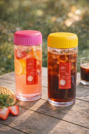 Бутылка для напитков пластик 7*15 см.1 шт.