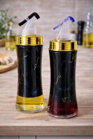 Бутылка стеклянная с дозатором 20 см.1 шт.