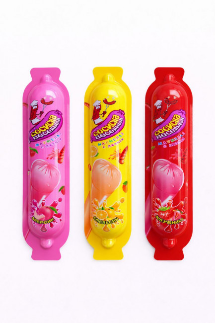 КМ Марм. Сосиска-весельчак 12г 12*48