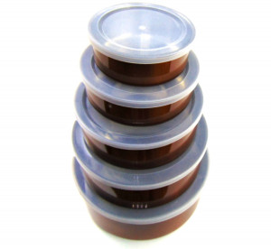 Набор контейнеров металлических 5 шт.7*18 см.