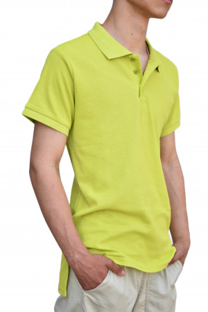 Футболка Поло цвет: салатовый размер L