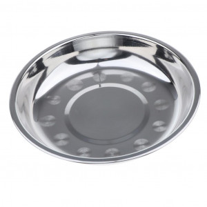 Тарелка нержавеющая сталь  2*14,5  см.1 шт.