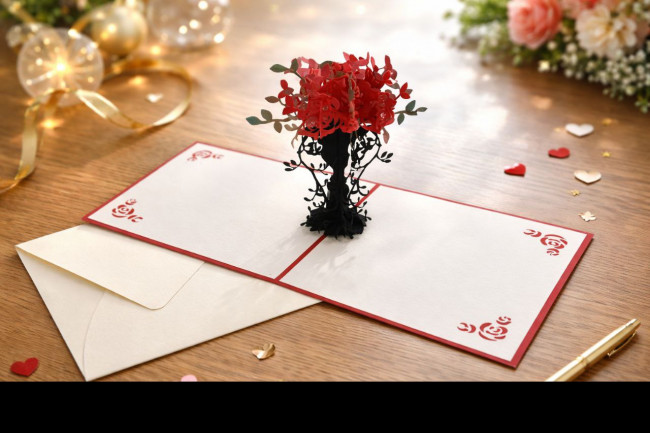 Букет цветов 5 бутонов 52 см.