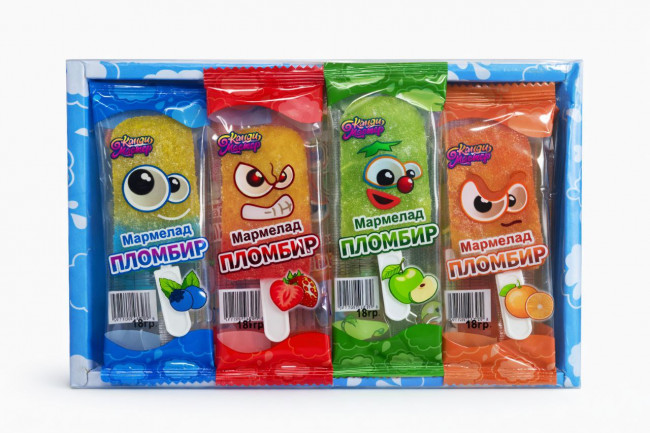 Мармелад на пал. ПЛОМБИР 15г 1/24шт*288кор