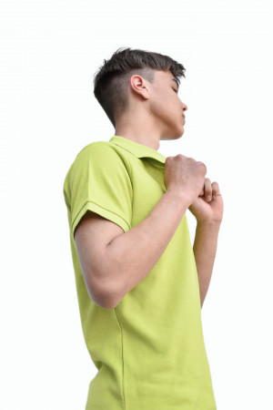 Футболка Поло цвет: салатовый размер S