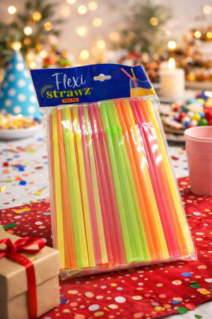 Соломки для коктейлей 100 шт.