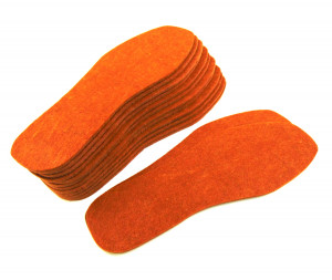 Стельки войлочные натуральные дышащие р.36-45 1 пара