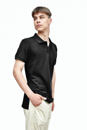 Футболка Поло цвет: черный размер M