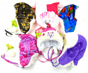 Шапка детская зимняя,верх плащевка 100%,подкладка 100% хлопок,утеплитель синтепон 100%,отделка мех