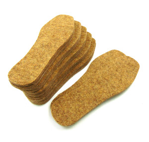 Стельки войлочные натуральные утолщенные р.38-48 1 пара