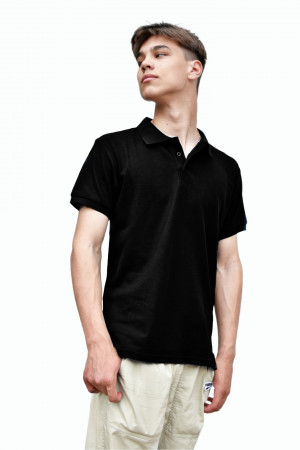 Футболка Поло цвет: черный размер S