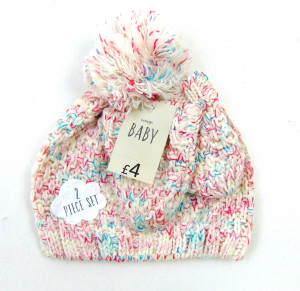 Шапка детская+варежки