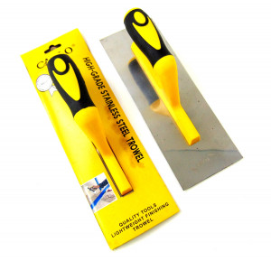 Мастерок с прорезиненной ручкой 10*33 см.1 шт.