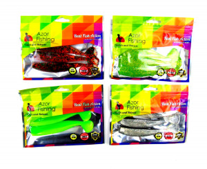 Приманка мягкая силикон 3 шт.100 мм.