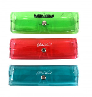 Футляр для очков прозрачный силиконовый 15*5 см.1 шт./450 шт.коробка/