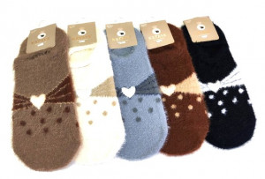 Носки женские термо 80 % шерсть норки р.36-41 / 10 пар в упаковке/ 1 пара