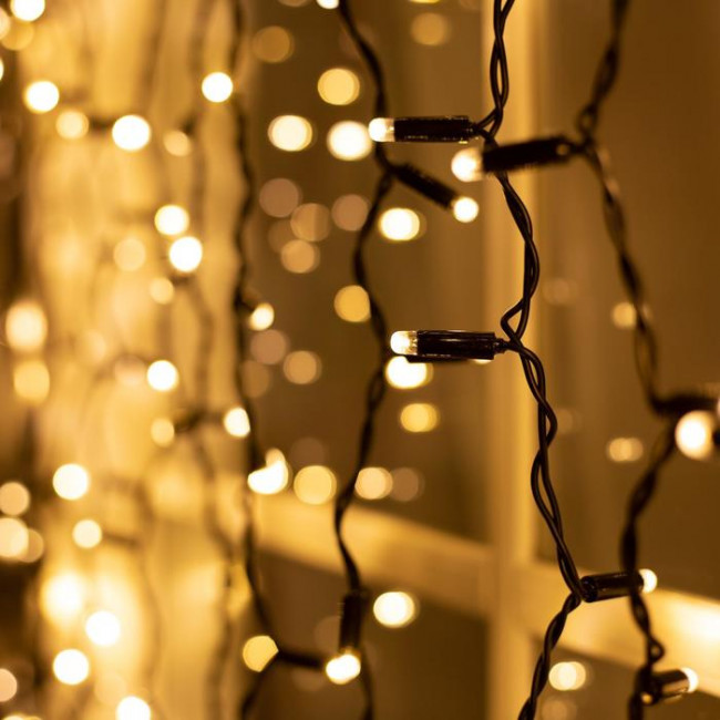 Штора гирлянда 3 метра 120 ламп