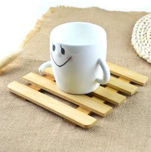 Подставка под горячее бамбук 15*15 см.1 шт.