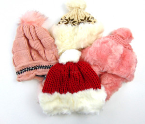 Шапка для девочек меховая 1 шт.