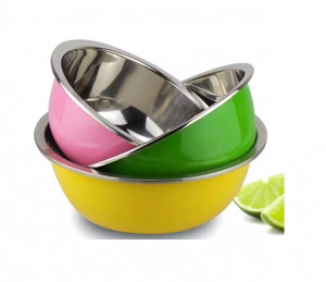 Чаша металлическая нержавеющая сталь 8*22 см.1 шт.