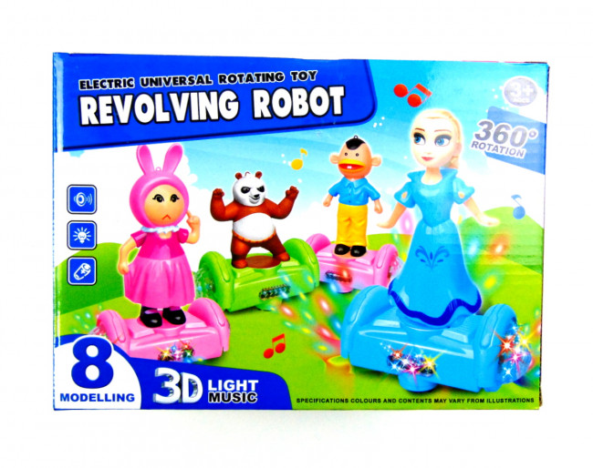 Игрушка на скейте ,свет,звук,вращение 15*21 см.