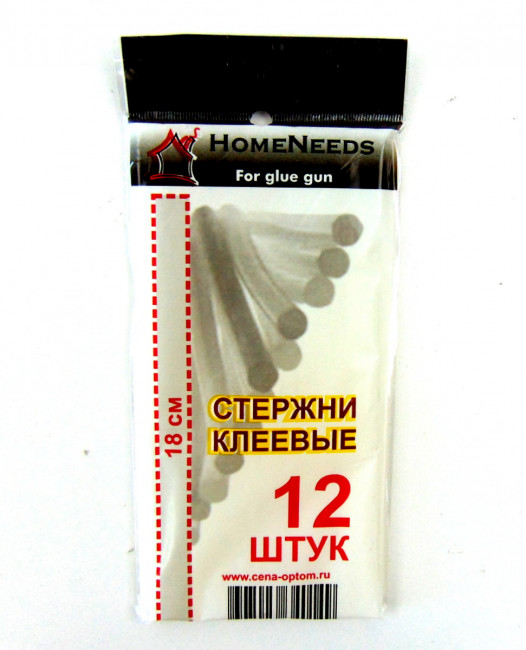 Стержни клеевые 12 шт.18 см.