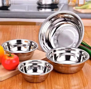 Чаша металлическая нержавеющая сталь 8*29 см.1 шт.