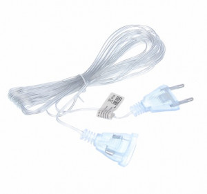 Удлинитель для гирлянды прозрачный 3 метра