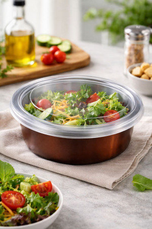 Контейнер металлический с крышкой 6*16 см.1 шт.