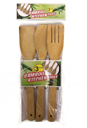 Набор кухонных деревянных лопаток 3 шт.27 см./200 шт.коробка/