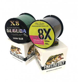 Плетенка ПРЕМИУМ КЛАССА сверхмощное растягивающее усилие и высокая износостойкость 500 м.0,10 мм.